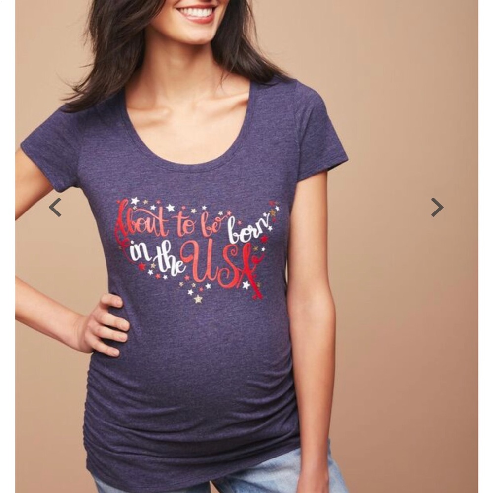 Size medium motherhood Maternity with ruched sides